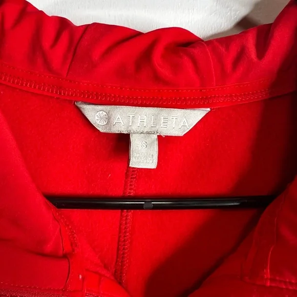 Athleta Red Zip Up Jacket - Picture 2 of 3